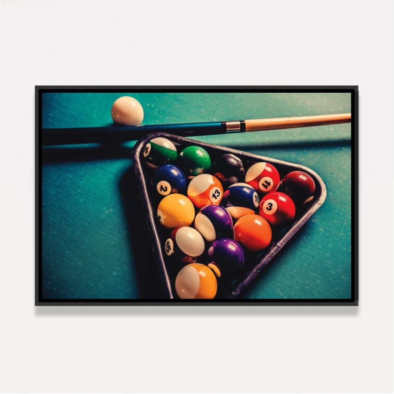 Quadro Bolas de Bilhar