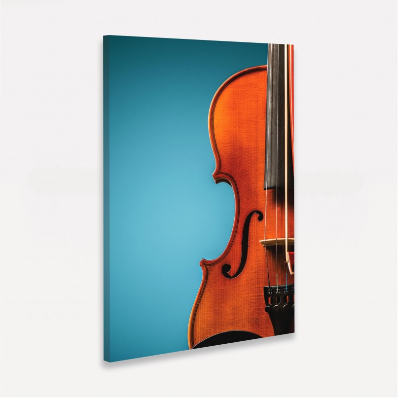 Quadro Instrumento Silhueta Violino