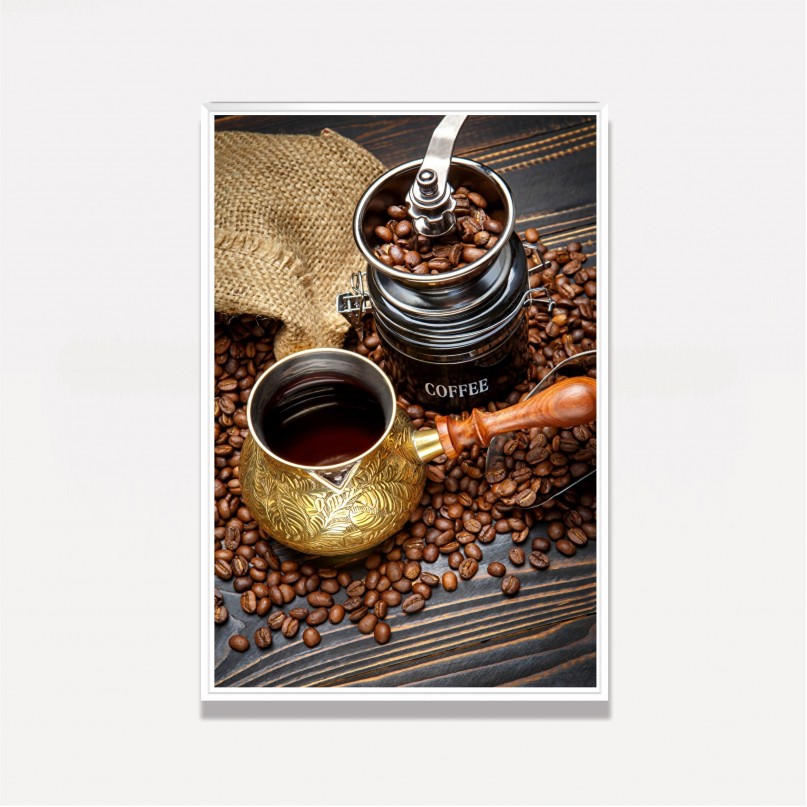Quadro Café Gourmet Grãos