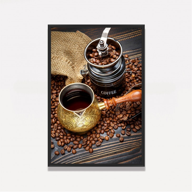 Quadro Café Gourmet Grãos