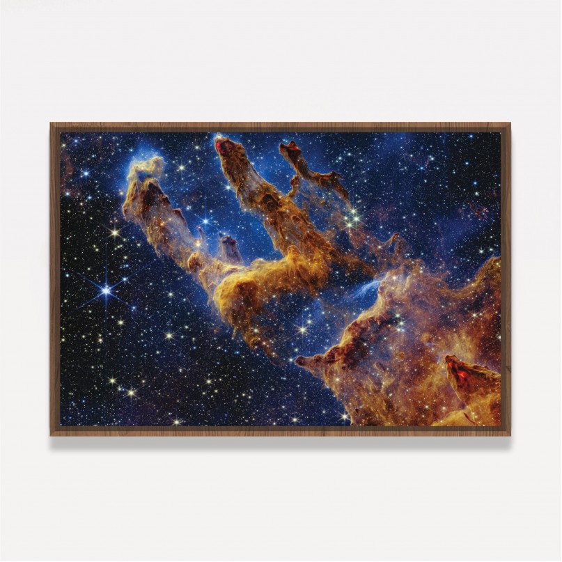 Quadro Pilares da Criação - James Webb