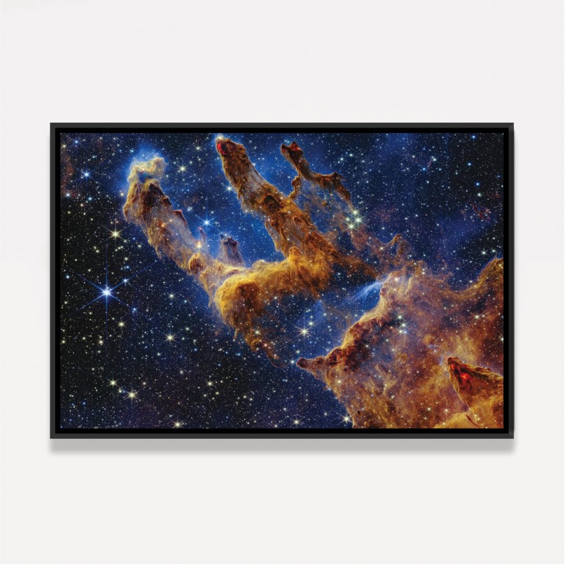 Quadro Pilares da Criação - James Webb