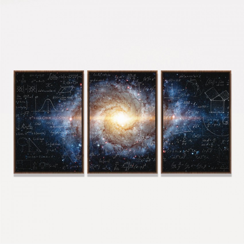 Kit Trio Fórmulas Matemáticas e Físicas no Universo