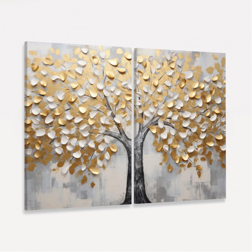 Quadro Duo Árvore da Vida em Arte da Existência