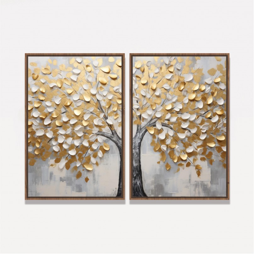 Quadro Duo Árvore da Vida em Arte da Existência